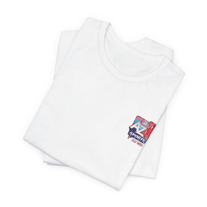 A to Z Sports Ole Miss Distressed Pocket T-Shirt