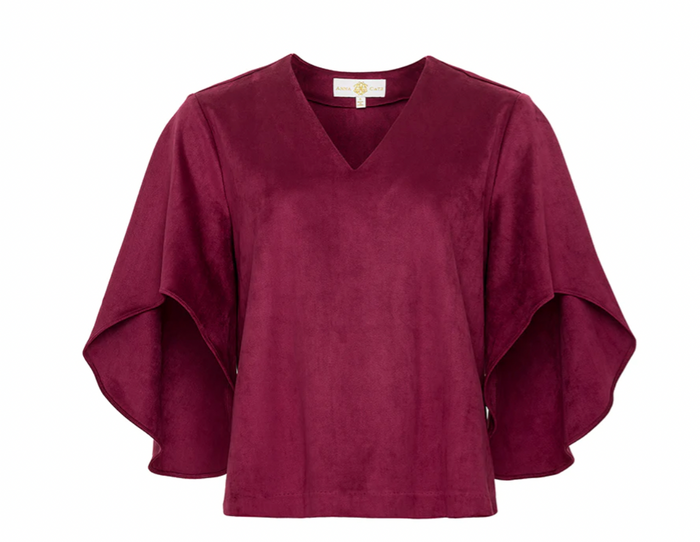 Anna Cate Nina Suede Top
