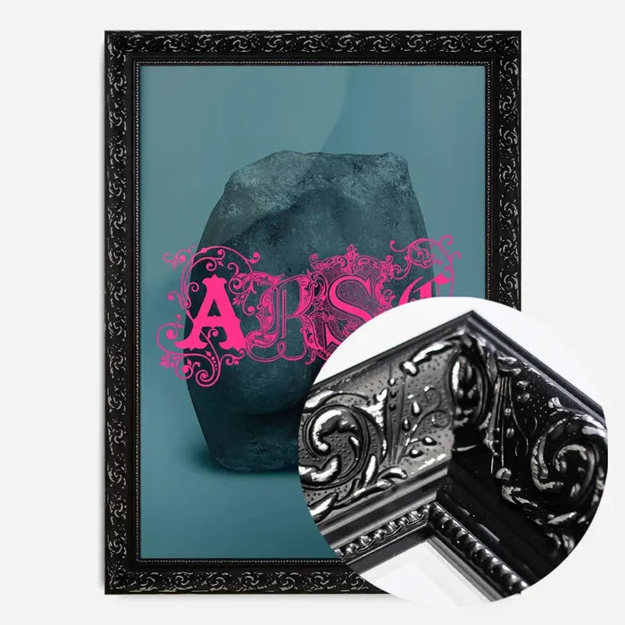 21x30cm | 8¼ x 11¾in / Black Ornate Frame