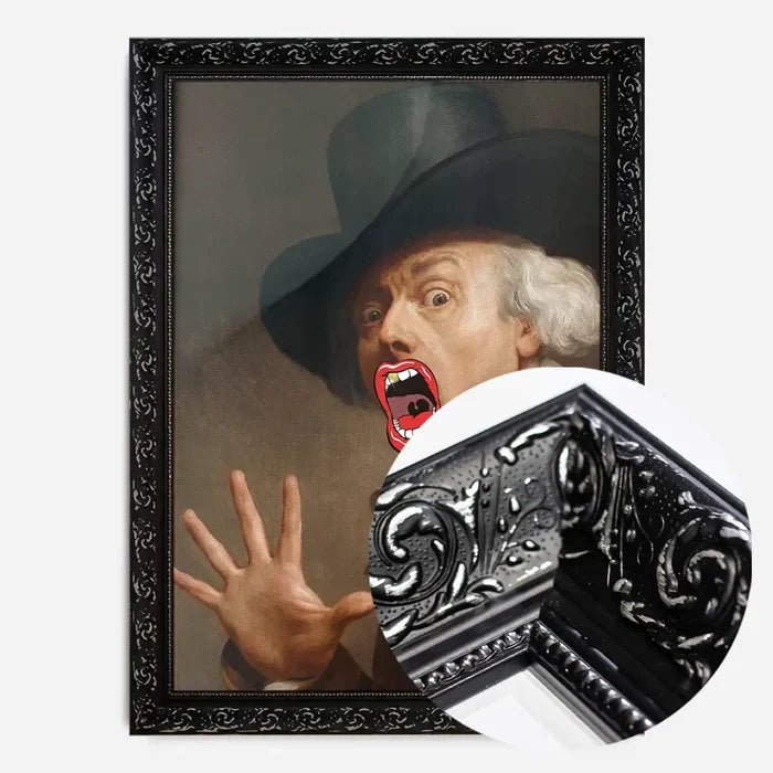 21x30cm | 8¼ x 11¾in / Black Ornate Frame