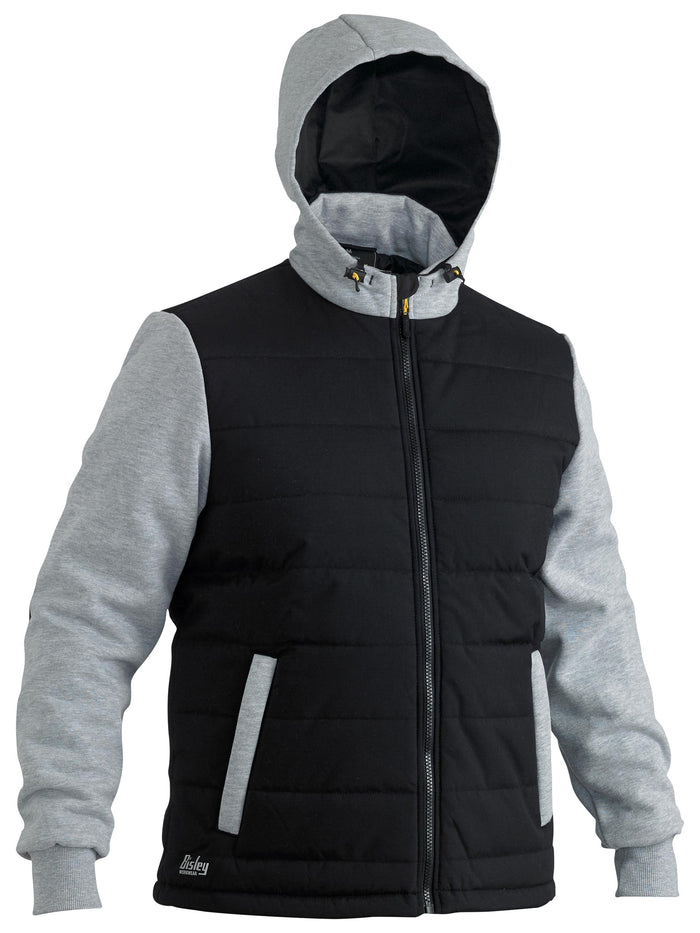 Bisley Flex & Move Contrast Puffer Fleece Hooded BJ6944