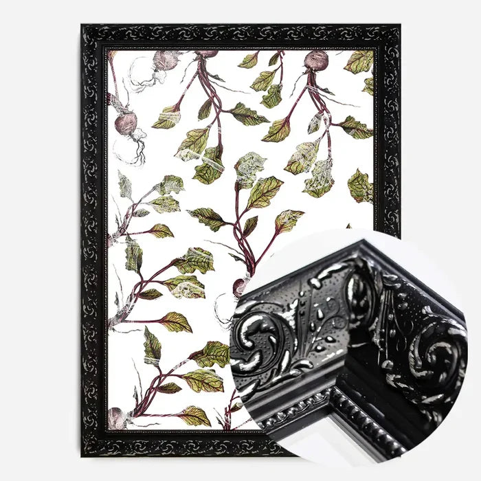 21x30cm | 8¼ x 11¾in / Black Ornate Frame