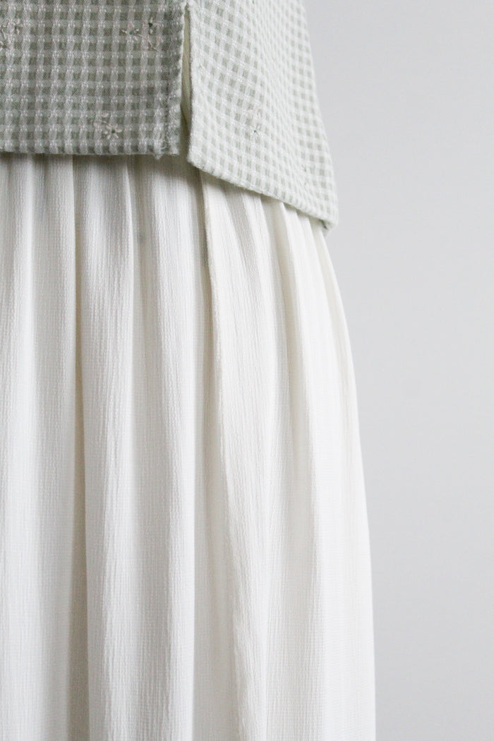 chamomile midi skirt