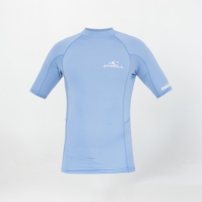 Clean & Mean Short Sleeve Rash Vest - Faded Denim
