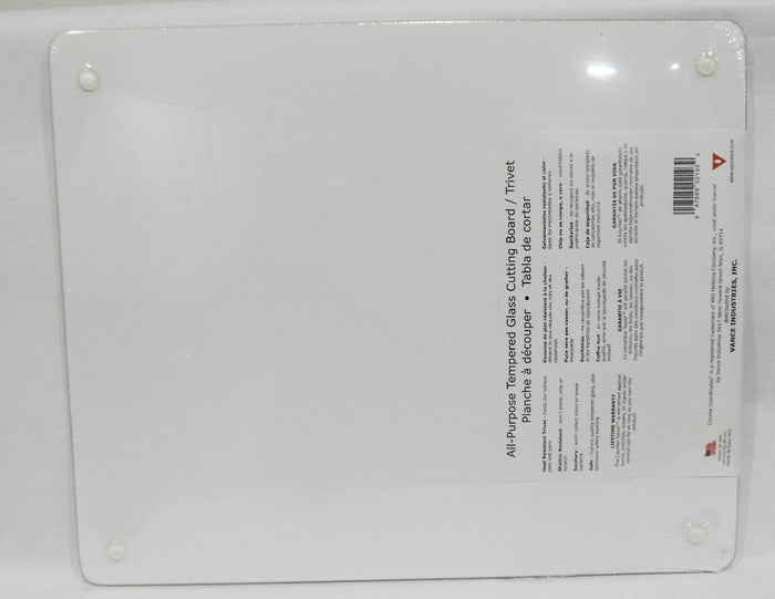 ❤️ Corelle KYOTO LEAVES 15x12 COUNTER SAVER Tempered Glass Hot Plate Cutting Board