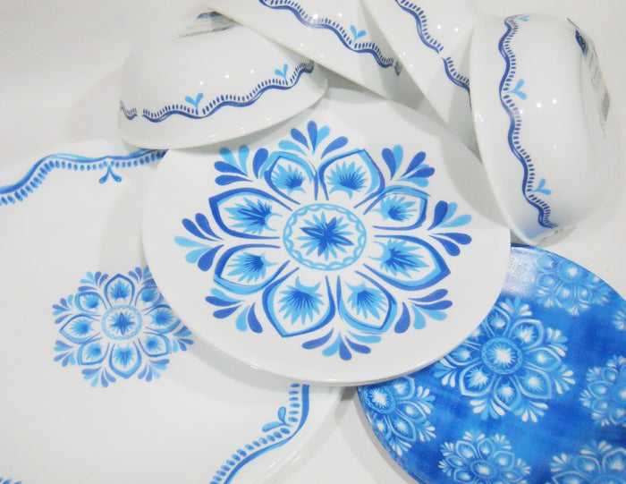 Corelle LISBON TERRACE Choose: 10.25" Dinner OR 8.5" Lunch PLATE *Portugal Blue Tiles