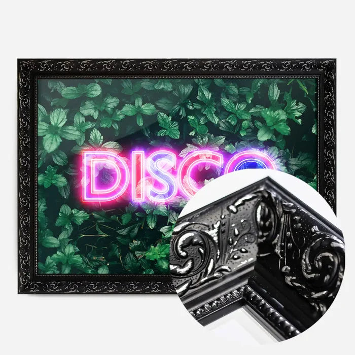 21x30cm | 8¼ x 11¾in / Black Ornate Frame