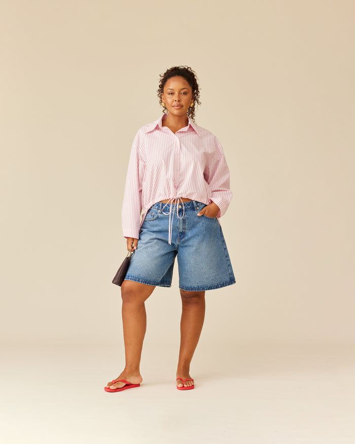 ELLE DENIM SHORT MIDTOWN BLUE