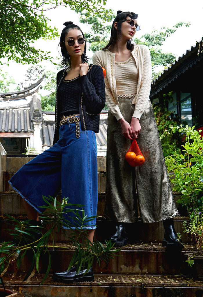 Everyday Palazzo Denim Pants