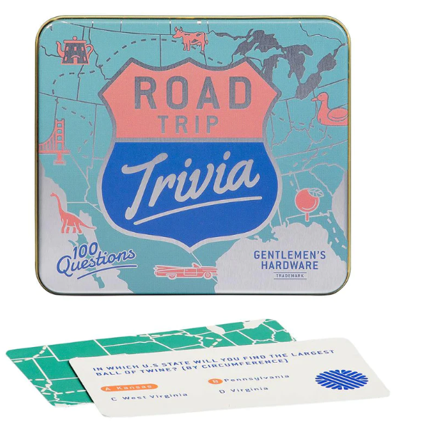 Gentlemen's Hardware American Road Trip Trivia