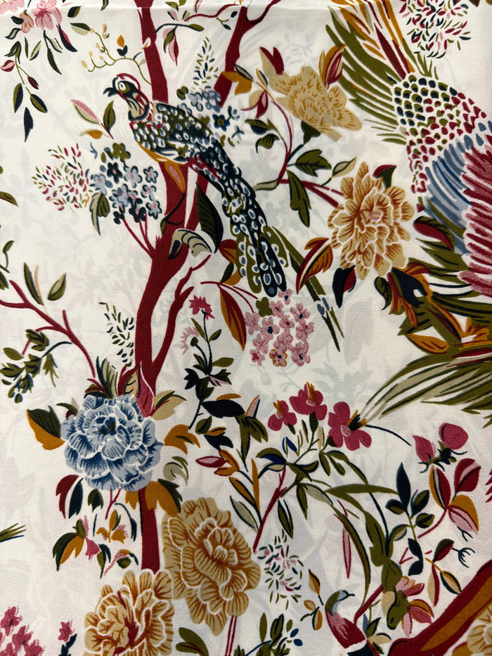 German Fuentes Handbags - Big Floral and Bird Rectangular Scarves