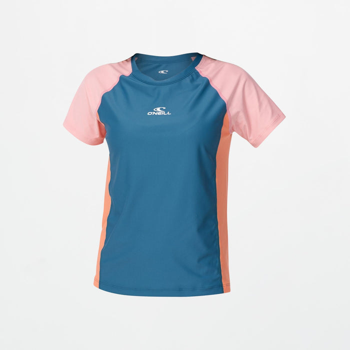 Girl's Classic Short Sleeve Rash Vest - Navy