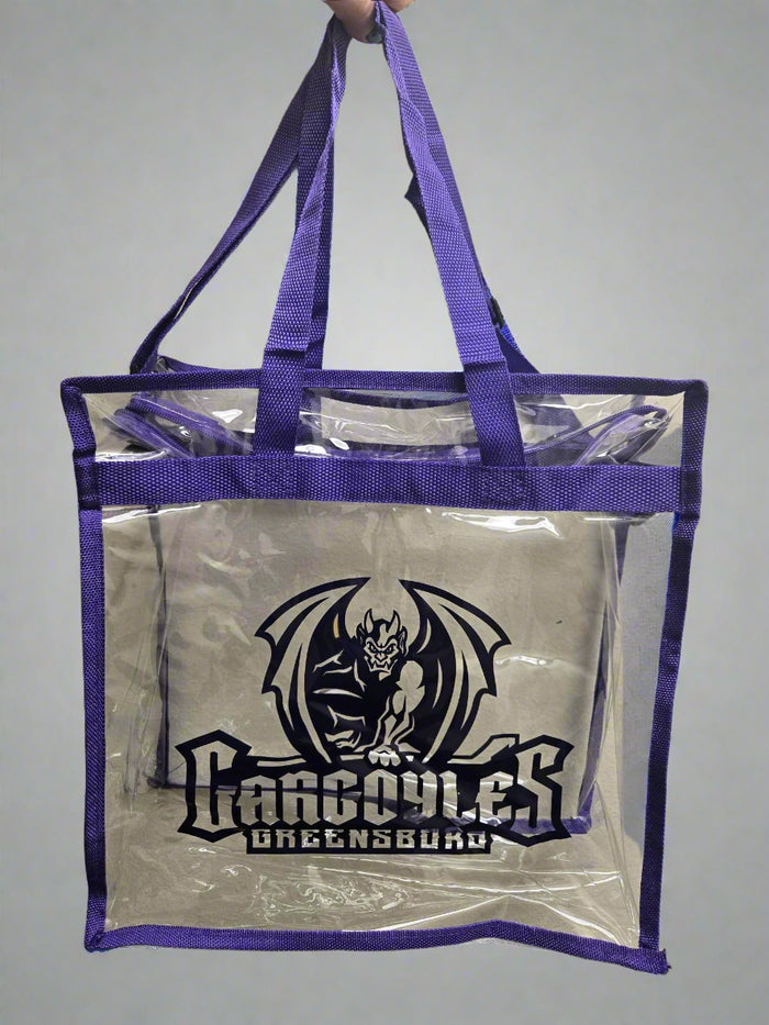 Greensboro Gargoyles Clear Bag