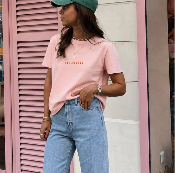 Hallelujah crop tee