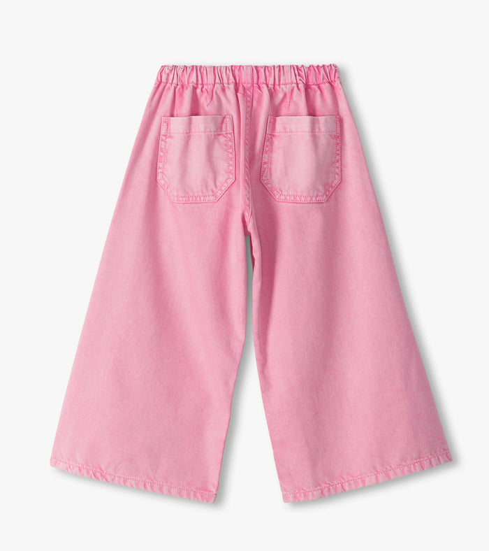 Hatley Wide Leg Jeans in Flamingo Pink