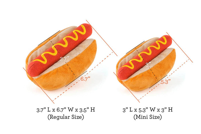 Hot Dog Pet Plush Toy