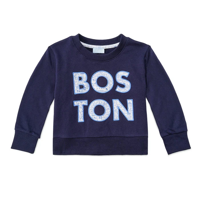 Joy Street Kids Boston Sweatshirt in Navy