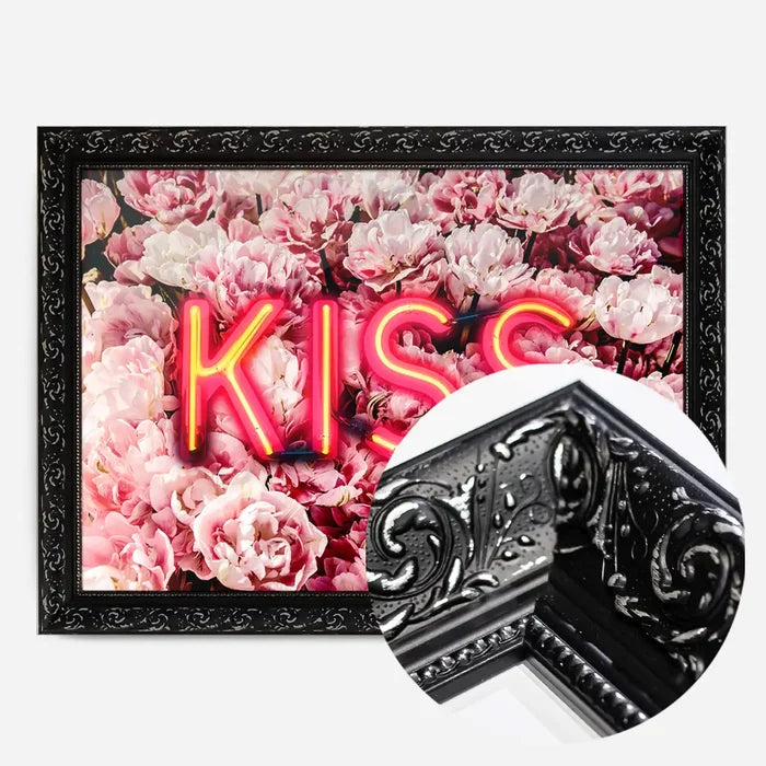 21x30cm | 8¼ x 11¾in / Black Ornate Frame