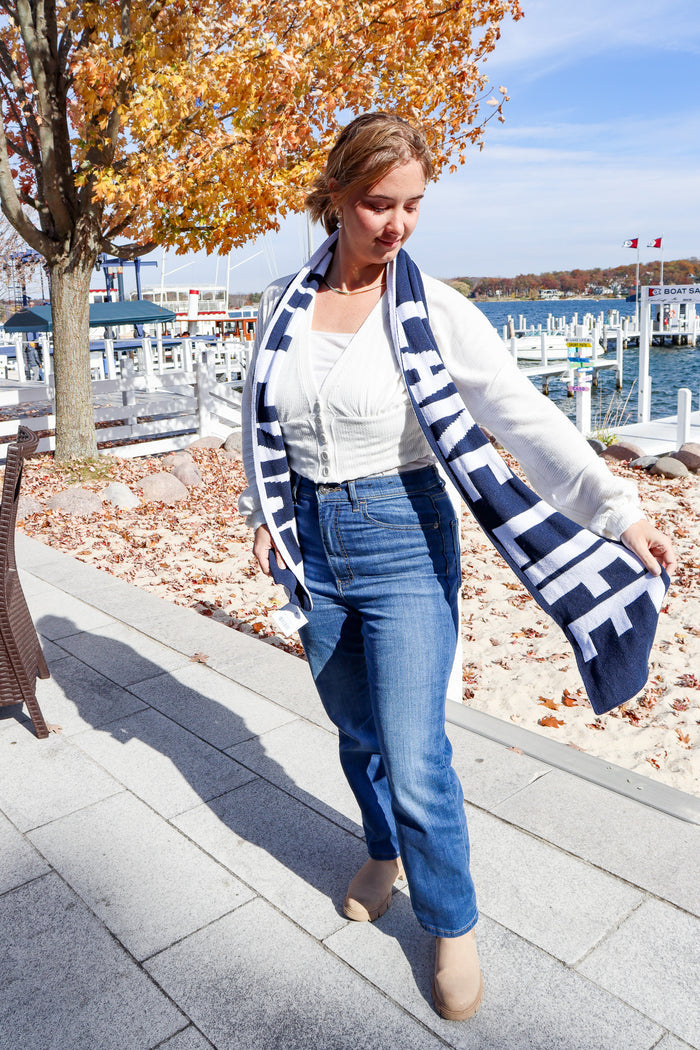 Lake Life Knit Scarf