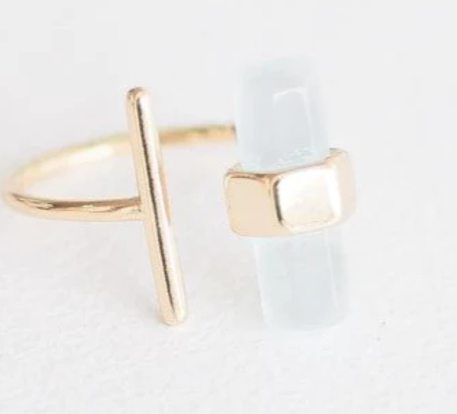 Leslie Curtis Crawford Quartz Ring