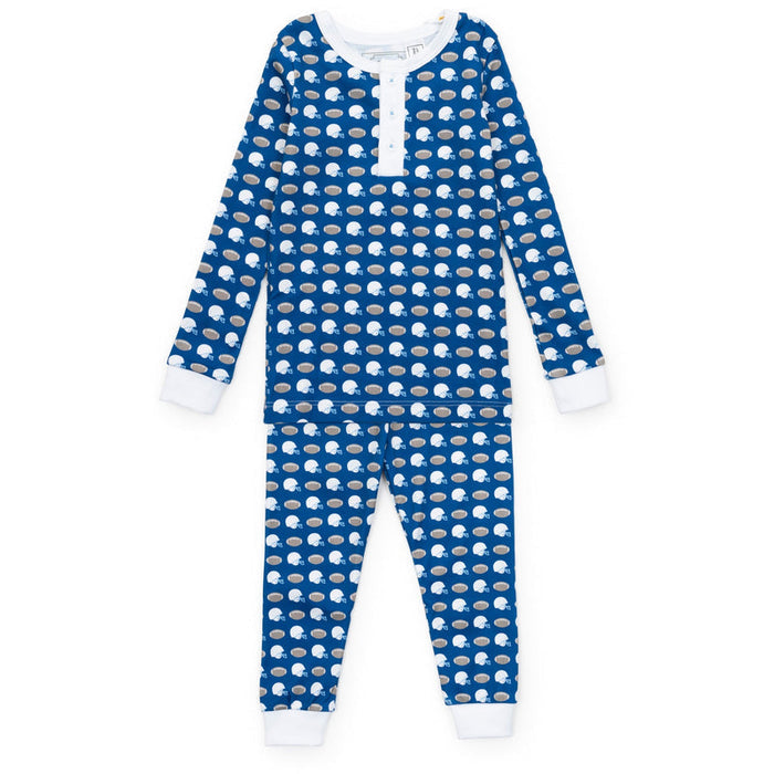 Lila + Hayes Jack Pajama Set in Firstdown Football