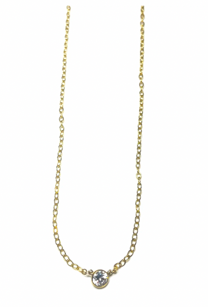 LJ Sonder Steph-N Necklace w/Solitaire CZ Connector