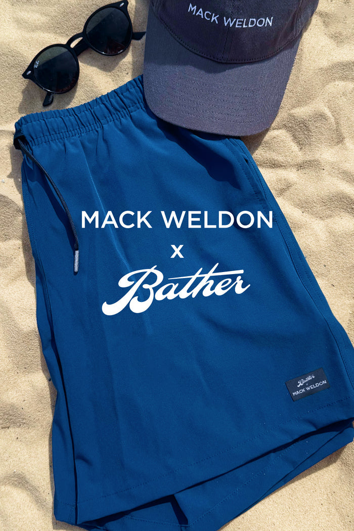 Mack Weldon x Bather Swim Suit in Racing Blue