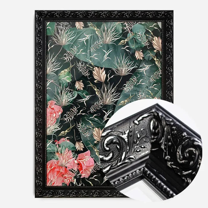 21x30cm | 8¼ x 11¾in / Black Ornate Frame