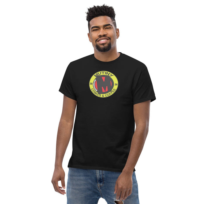 Mutiny Comics & Coffee Black Unisex classic tee Mutiny Comics & Coffee Online