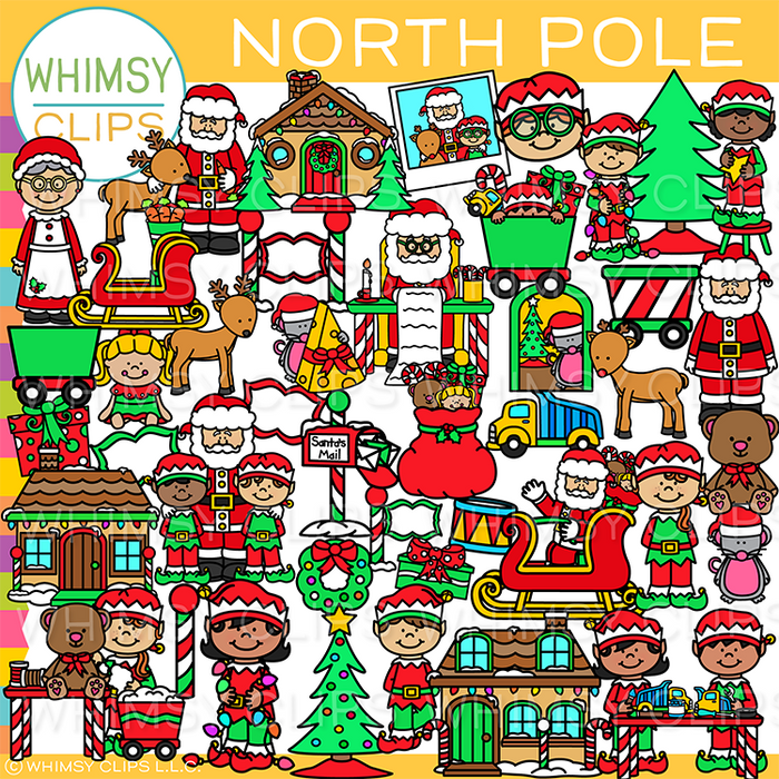 North Pole Christmas Clip Art