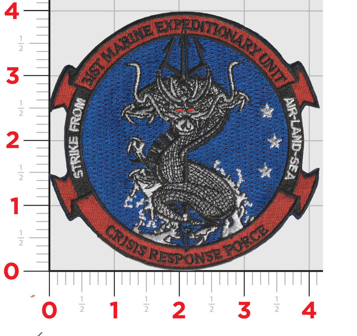 Officially Licensed USMC 31st MEU Crisis Response Force Patch