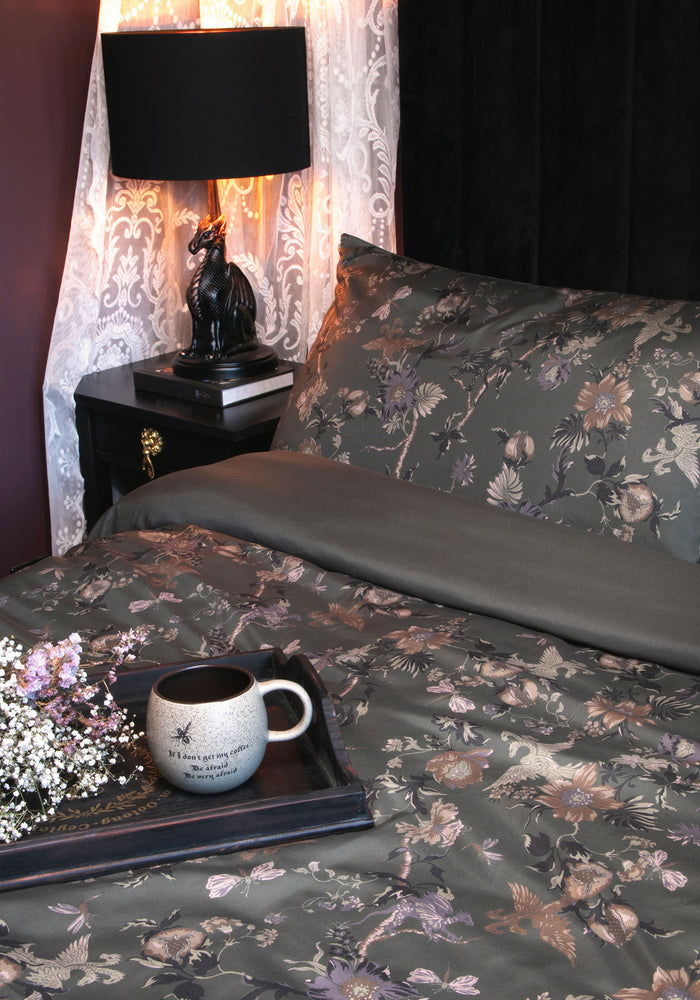 Poison Garden Print Bedding Set - UK King