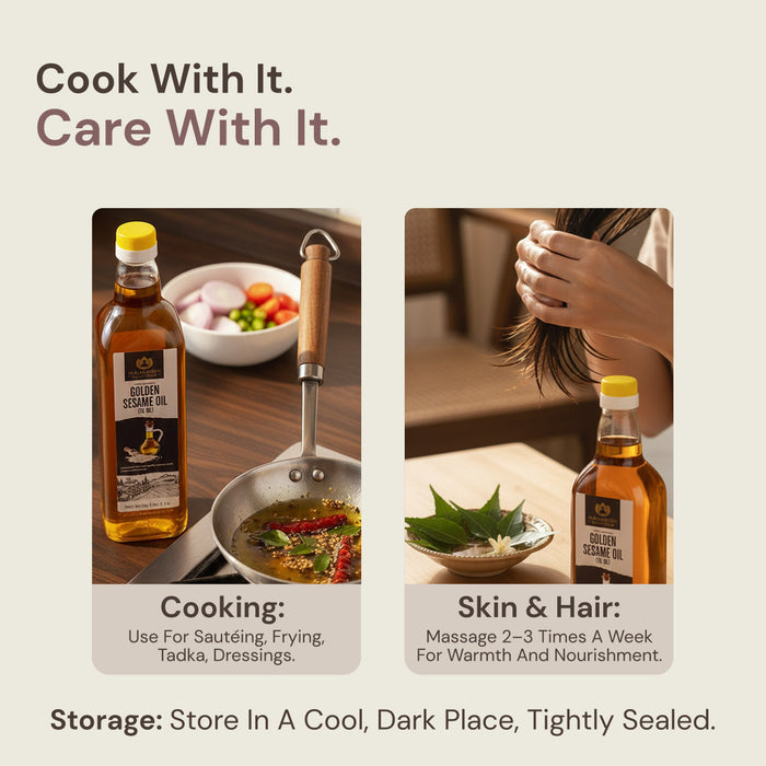 Pure Cold Pressed Mustard Oil | Supports Healthy Digestion