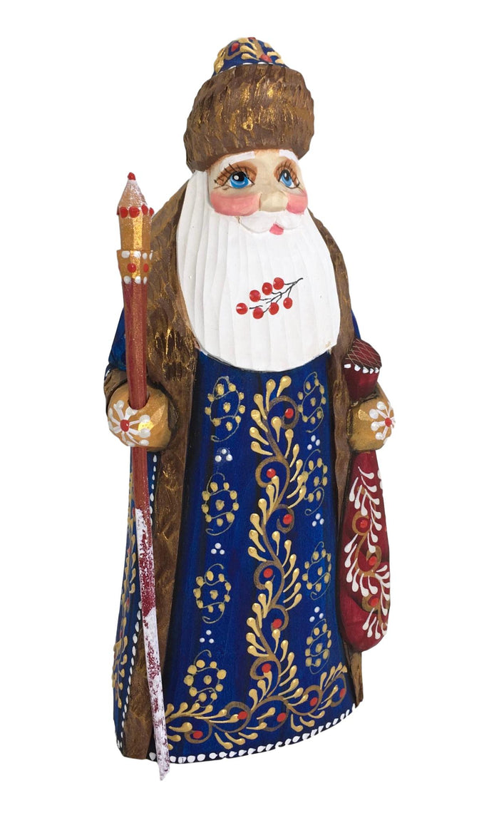 Wooden Santa hand carved