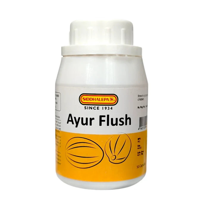 Siddhalepa Ayur Flush – 50 Capsules | Grocerylanka