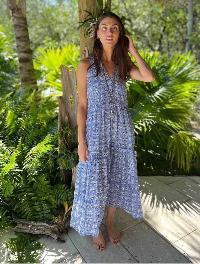 Sigrid Olsen Butterfly Print Dress