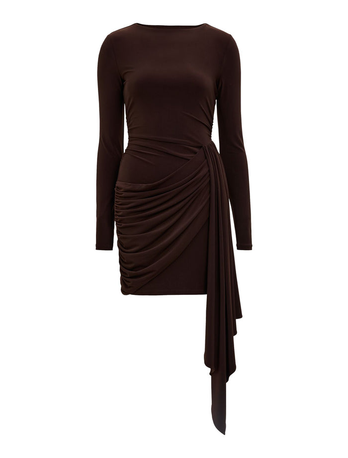 Susie Draped Jersey Mini Dress Forever New