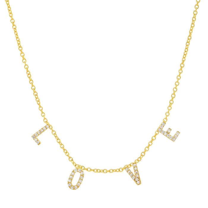 Tai Pave Love Necklace