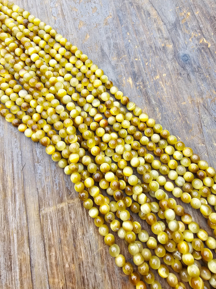 Tiger's Eye (Golden) 6 mm - Sacramento Crystal Co.