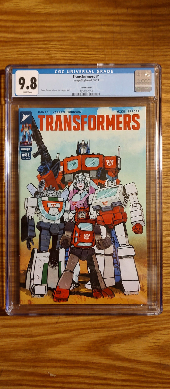 Transformers #1 Cover B CGC 9.8 2023 Image Comics Comics NEW Not specified
