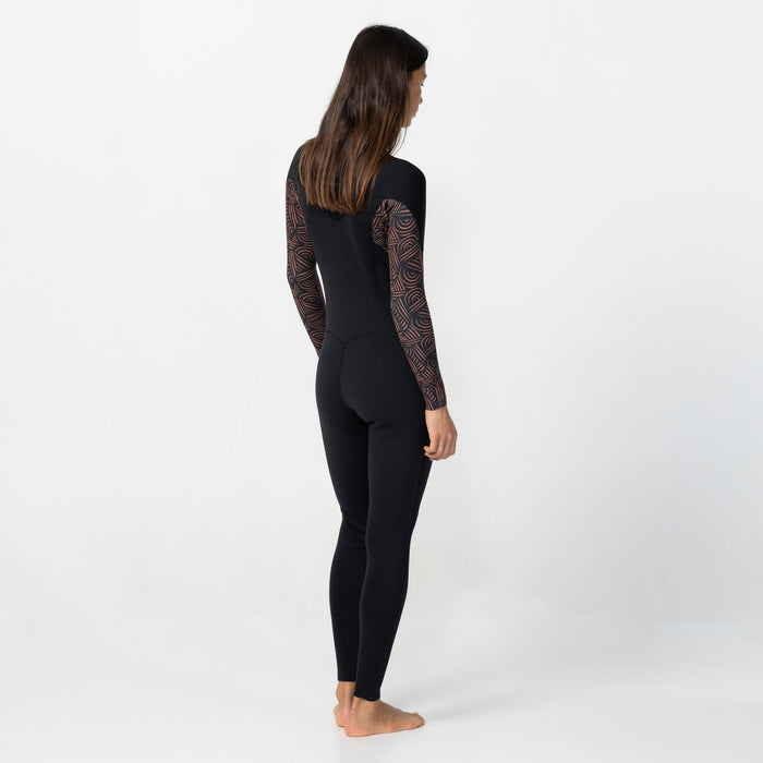 Women's Bahia 4/3mm Steamer Chest Zip - Terra Weave