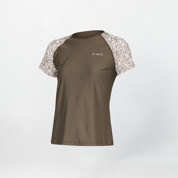 Women's Salina Short Sleeve Rash Vest Tee - Dune