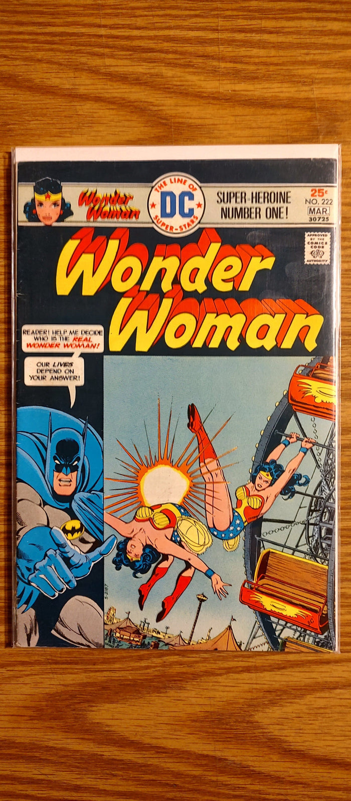 Wonder Woman #222 F/VF/7.0 1976 DC Comics Comics USED Not specified