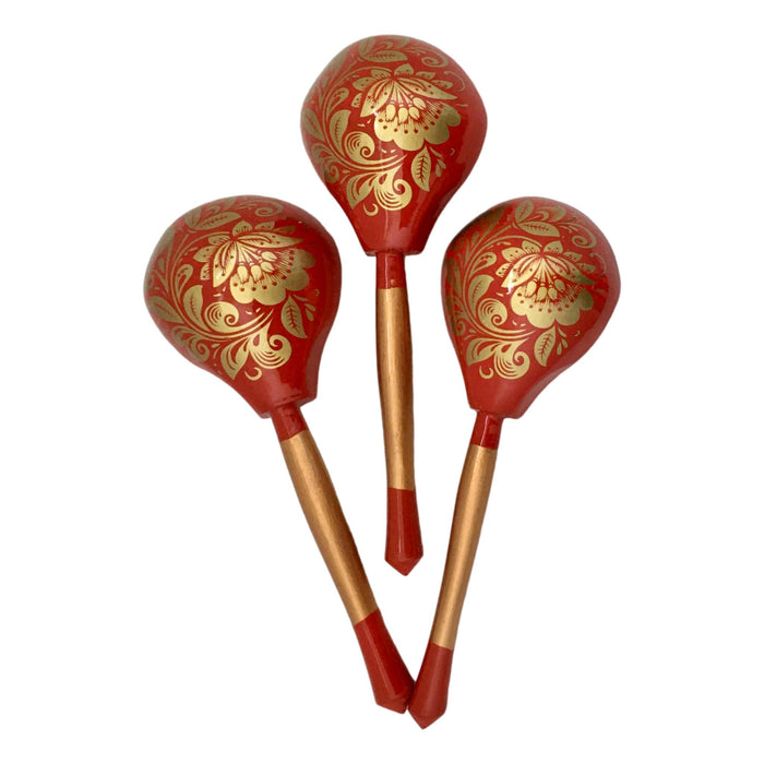 Hand painted wooden spoons