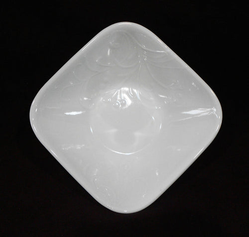 1 Corelle BOUTIQUE CHERISH Square Embossed 22-oz Square SOUP Cereal BOWL
