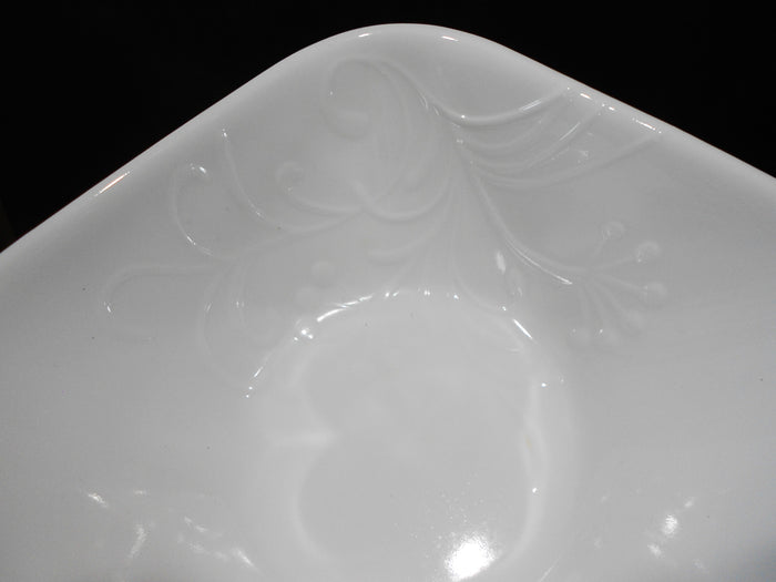 1 Corelle BOUTIQUE CHERISH Square Embossed 22-oz Square SOUP Cereal BOWL