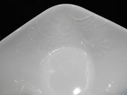 1 Corelle BOUTIQUE CHERISH Square Embossed 22-oz Square SOUP Cereal BOWL