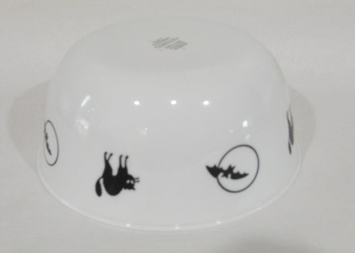 ❤️ 1 Corelle HALLOWEEN 28-oz Soup Cereal Chili BOWL 6 1/4" Black CATS & BATS
