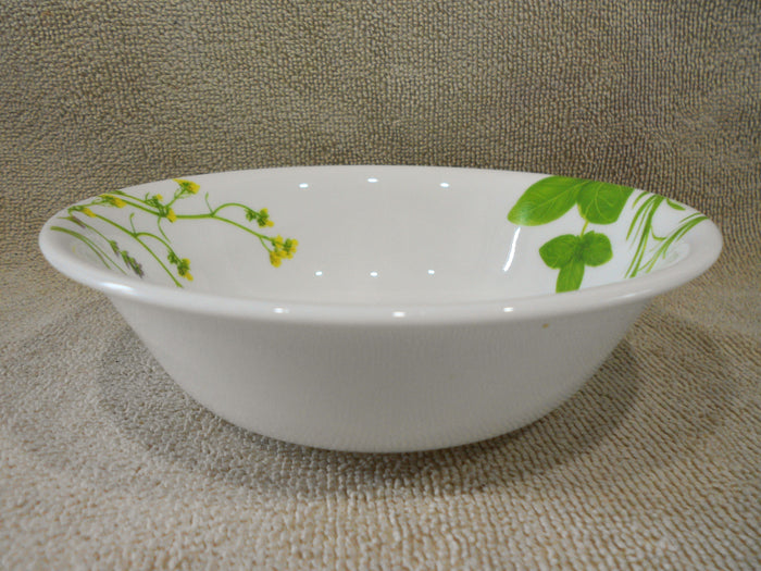 1 CORELLE Livingware EUROPEAN HERBS Round 18-oz SOUP CEREAL BOWL Garden Green