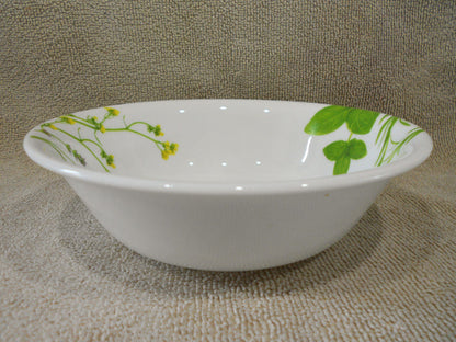 1 CORELLE Livingware EUROPEAN HERBS Round 18-oz SOUP CEREAL BOWL Garden Green